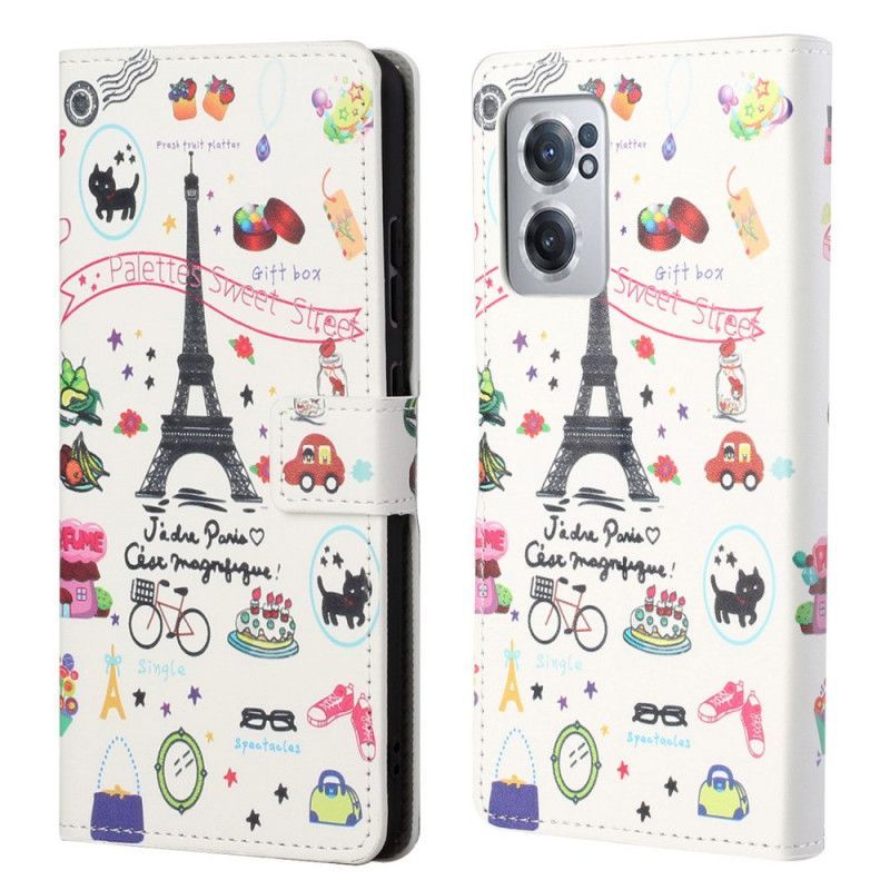 Flip Cover OnePlus Nord CE 2 5G Paris Forelsket