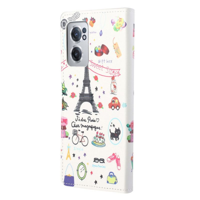 Flip Cover OnePlus Nord CE 2 5G Paris Forelsket