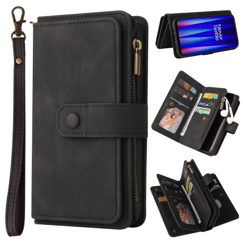 Flip Cover OnePlus Nord CE 2 5G Punge Etui Med Snor Thong Wallet