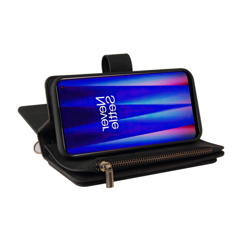 Flip Cover OnePlus Nord CE 2 5G Punge Etui Med Snor Thong Wallet