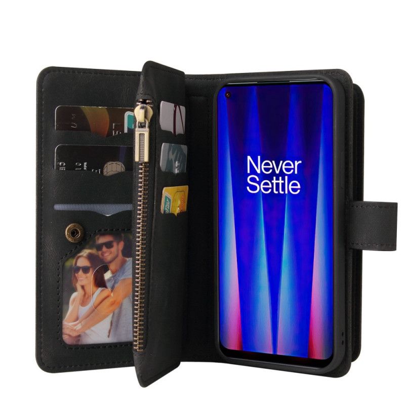 Flip Cover OnePlus Nord CE 2 5G Punge Etui Med Snor Thong Wallet