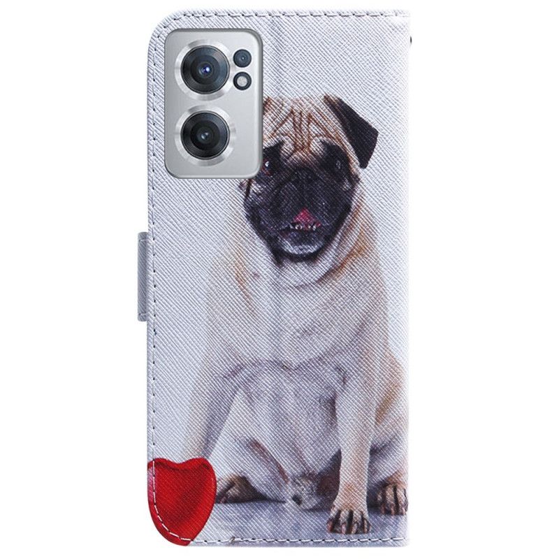 Flip Cover OnePlus Nord CE 2 5G Tender Pug