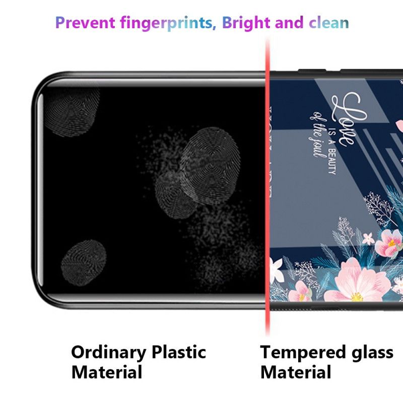 Cover Huawei Pura 70 Pro Telefon Etui Lyserøde Blomster Af Hærdet Glas