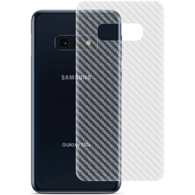 Bagbeskyttelsesfilm Til Samsung Galaxy S10E Carbon Style Imak