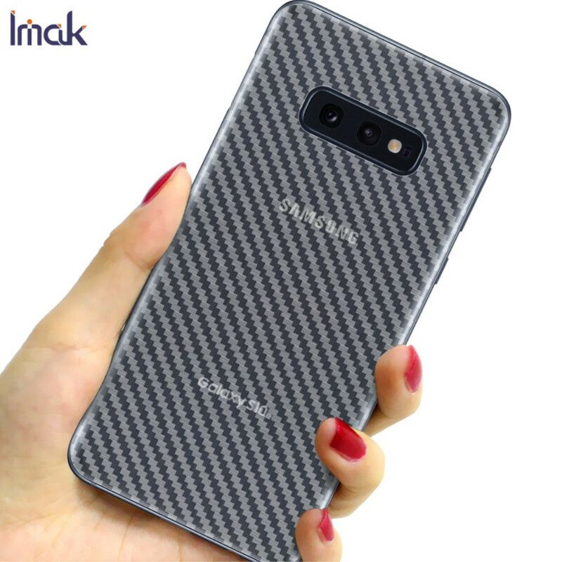 Bagbeskyttelsesfilm Til Samsung Galaxy S10E Carbon Style Imak