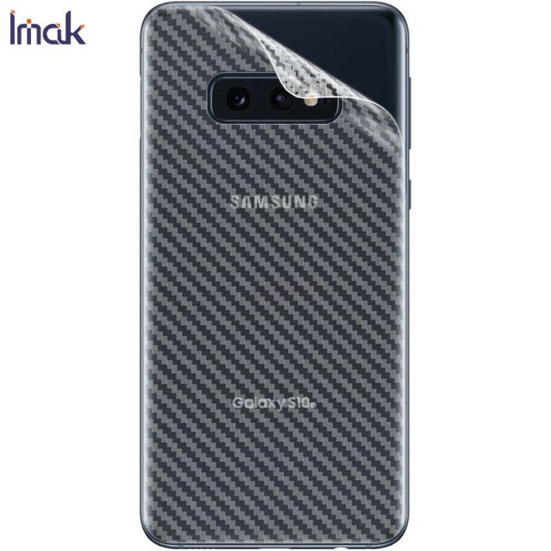 Bagbeskyttelsesfilm Til Samsung Galaxy S10E Carbon Style Imak