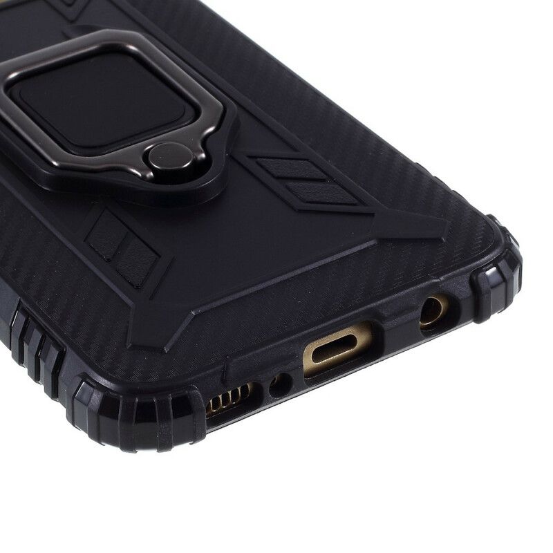 Cover Samsung Galaxy S10e Ring Og Kulfiber