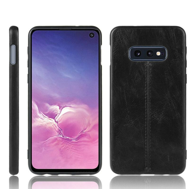 Cover Samsung Galaxy S10e Søm Lædereffekt