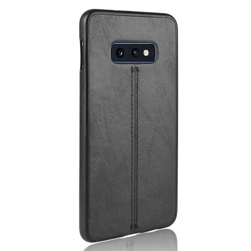 Cover Samsung Galaxy S10e Søm Lædereffekt