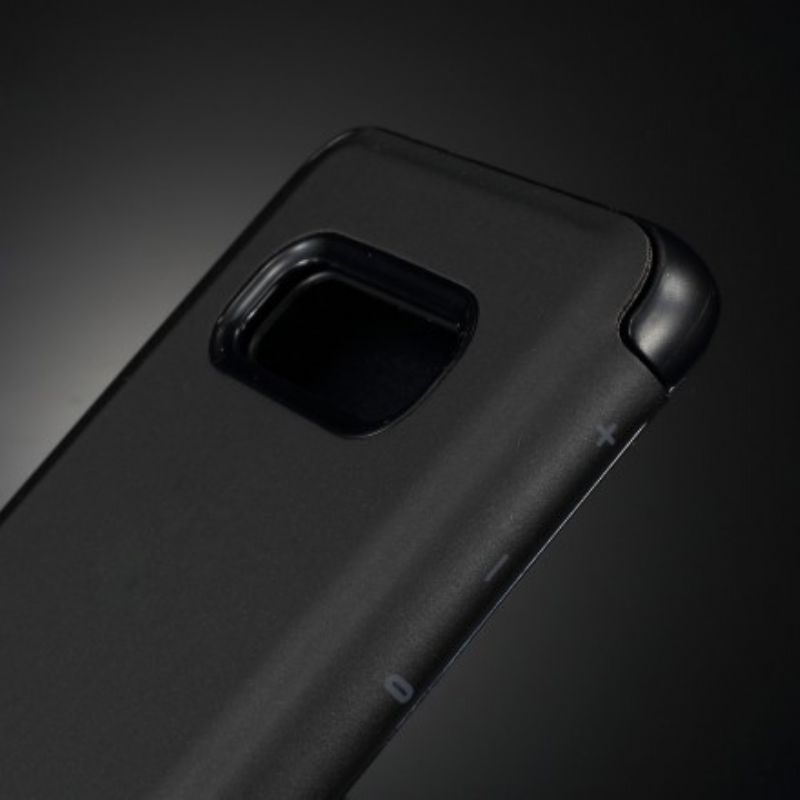 Cover Samsung Galaxy S10e Spejl Og Lædereffekt