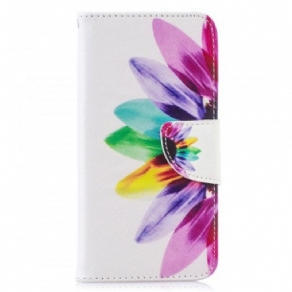 Flip Cover Samsung Galaxy S10e Akvarelblomst