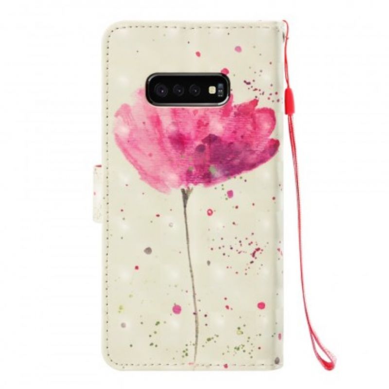 Flip Cover Samsung Galaxy S10e Akvarelgrime