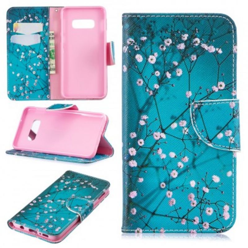 Flip Cover Samsung Galaxy S10e Blomstrende Træ