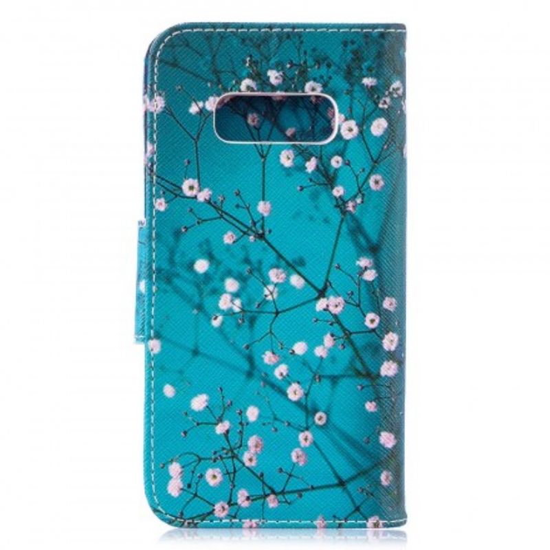 Flip Cover Samsung Galaxy S10e Blomstrende Træ