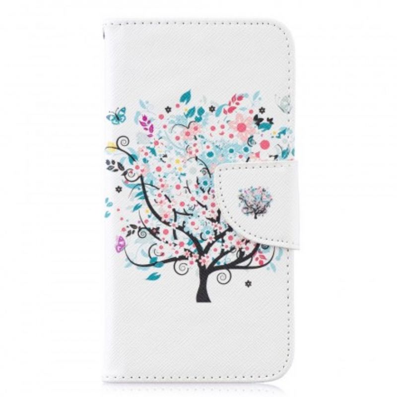 Flip Cover Samsung Galaxy S10e Blomstret Træ