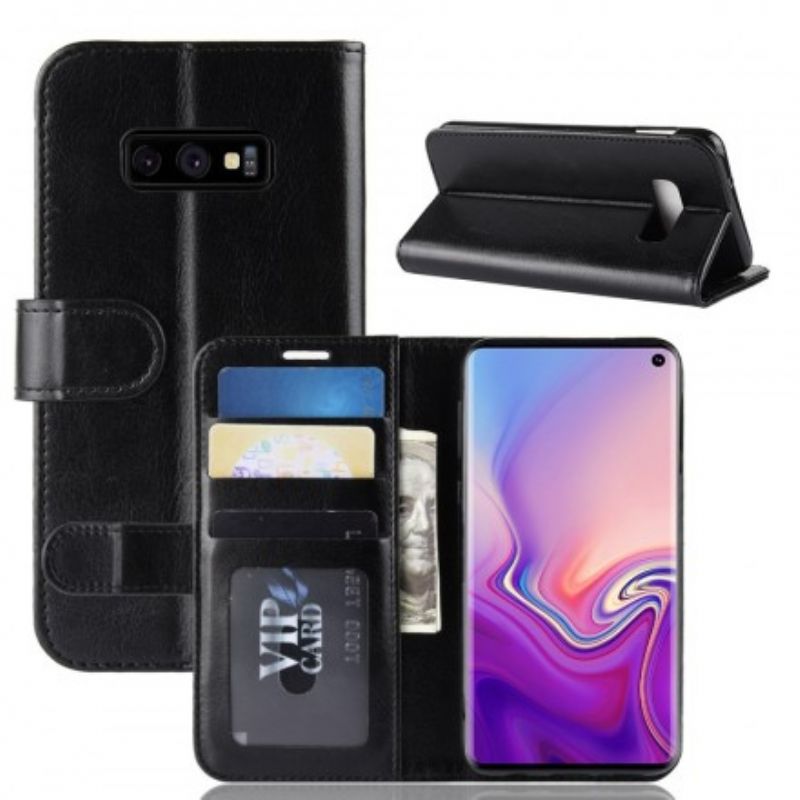 Flip Cover Samsung Galaxy S10e Ultra Imiteret Læder