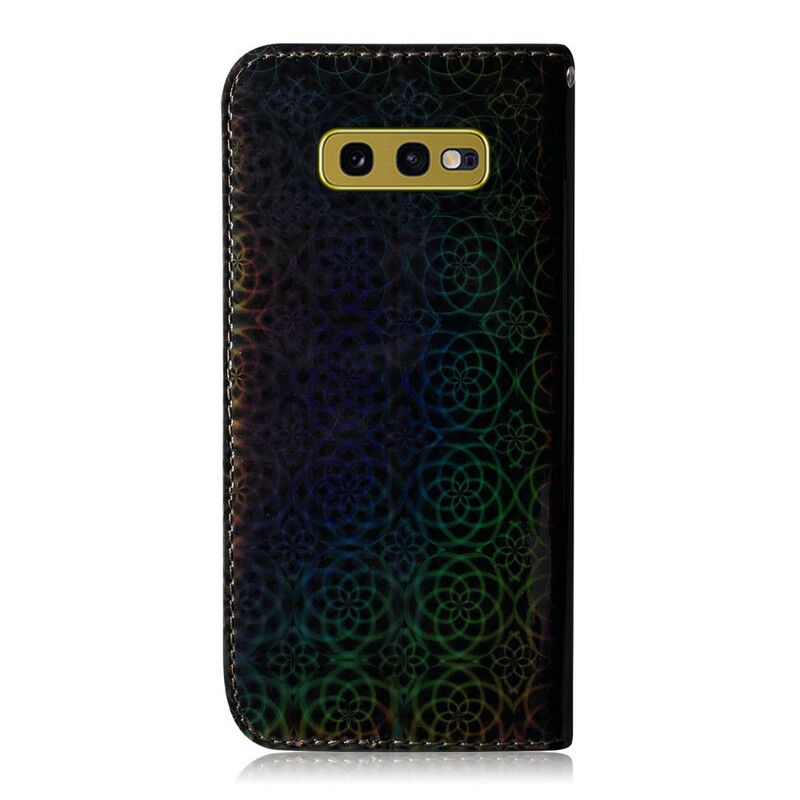 Læder Cover Samsung Galaxy S10e Ren Farve