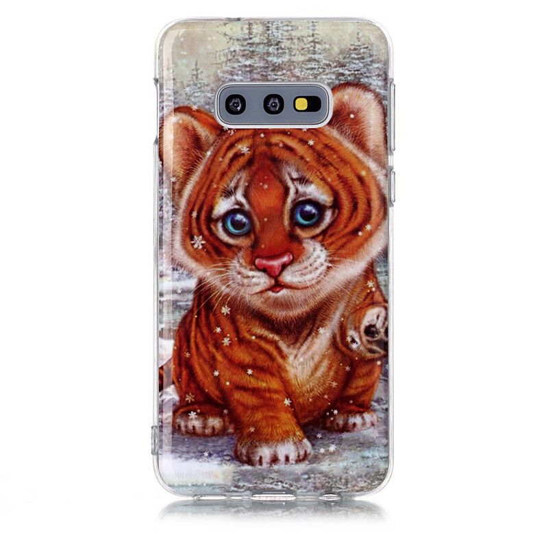 Mobilcover Samsung Galaxy S10e Baby Tiger