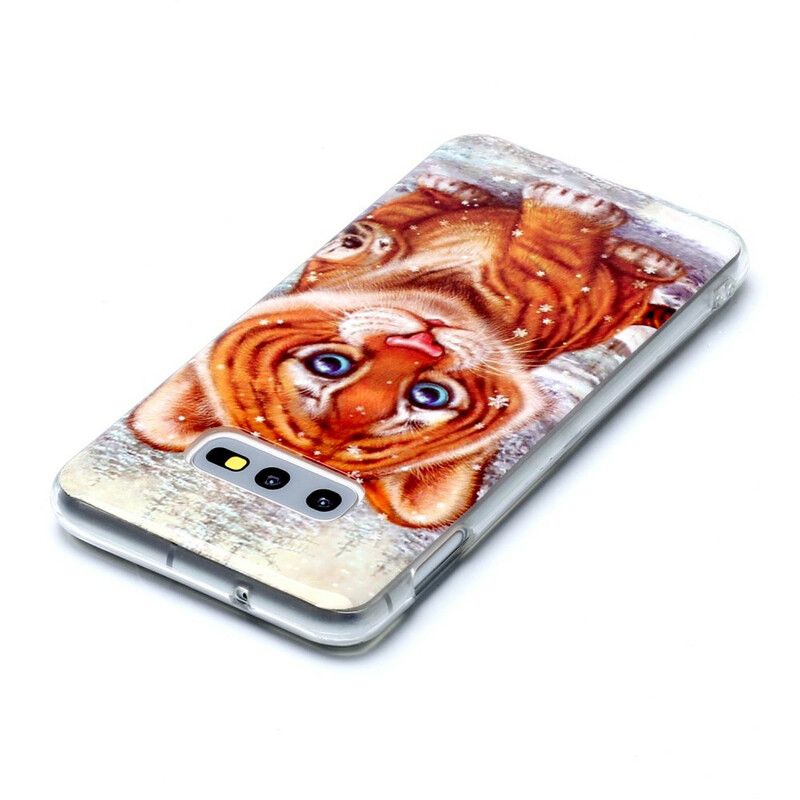 Mobilcover Samsung Galaxy S10e Baby Tiger