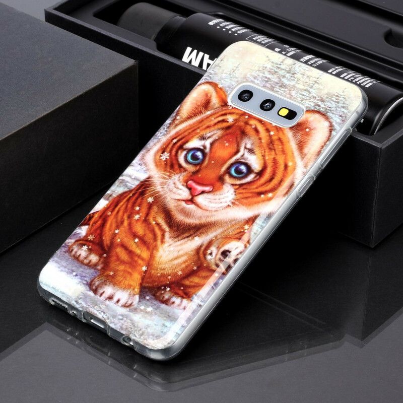 Mobilcover Samsung Galaxy S10e Baby Tiger