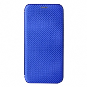 Cover Poco M3 Pro 5G Flip Cover Farvet Kulfiber