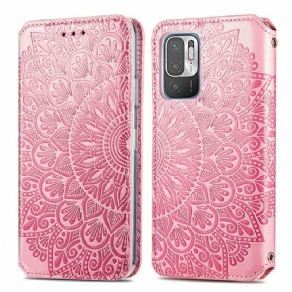 Cover Poco M3 Pro 5G Flip Cover Mandala