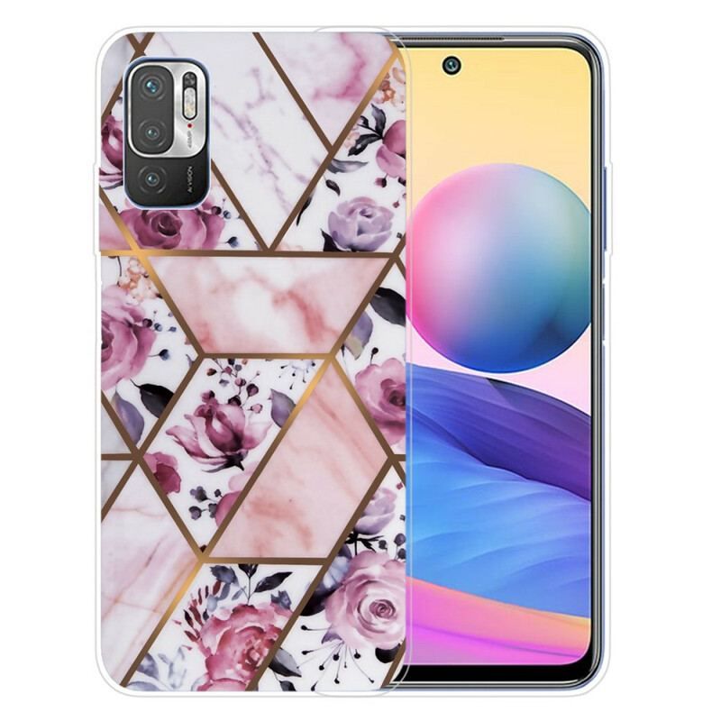 Cover Poco M3 Pro 5G Geometrisk Marmor