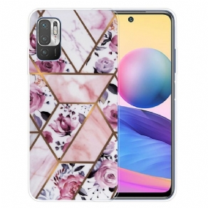 Cover Poco M3 Pro 5G Geometrisk Marmor