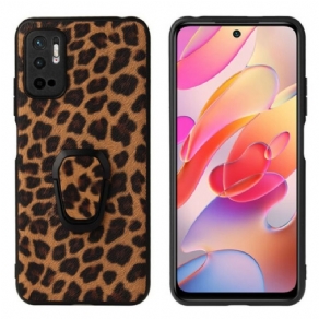 Cover Poco M3 Pro 5G Leopard Ring-støtte