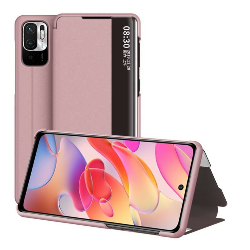 Cover Poco M3 Pro 5G Tekstureret Lædereffekt