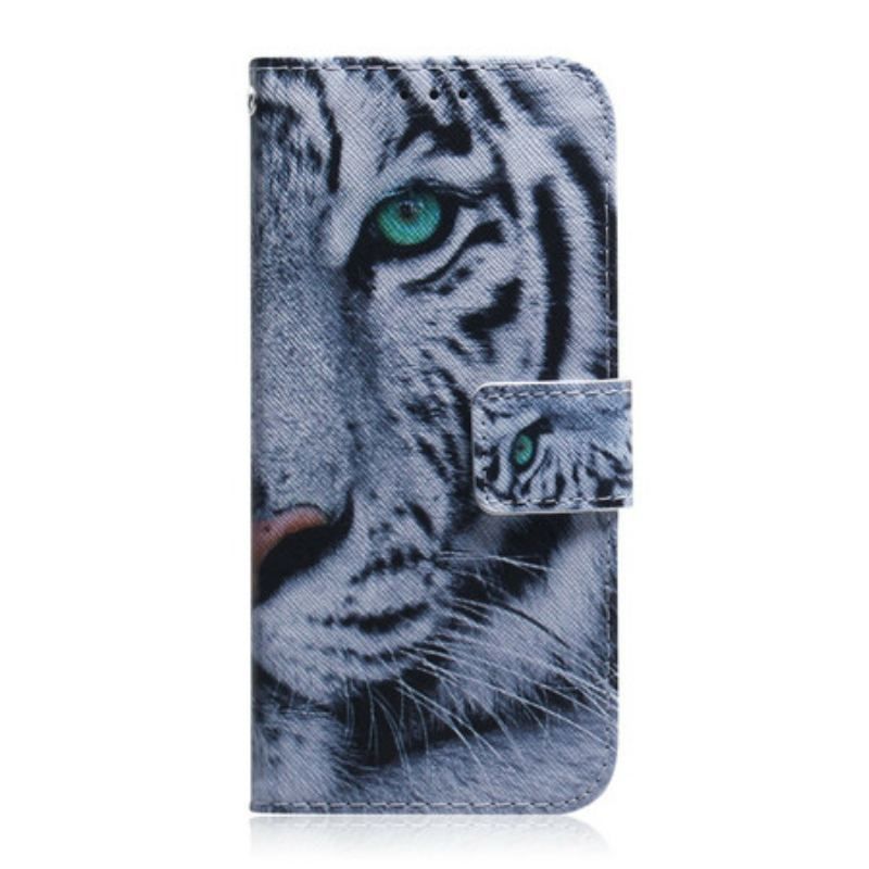 Flip Cover Poco M3 Pro 5G Tiger Ansigt