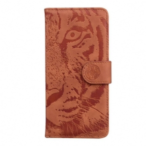 Flip Cover Poco M3 Pro 5G Tiger Ansigtsprint