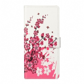 Flip Cover Poco M3 Pro 5G Tropiske Blomster