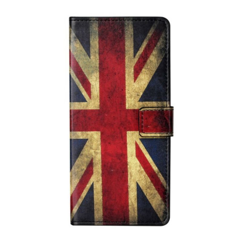 Læder Cover Poco M3 Pro 5G England Flag