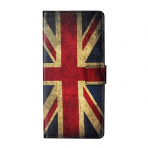 Læder Cover Poco M3 Pro 5G England Flag