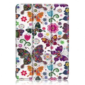 Cover iPad Air (2022) Retro Sommerfugle