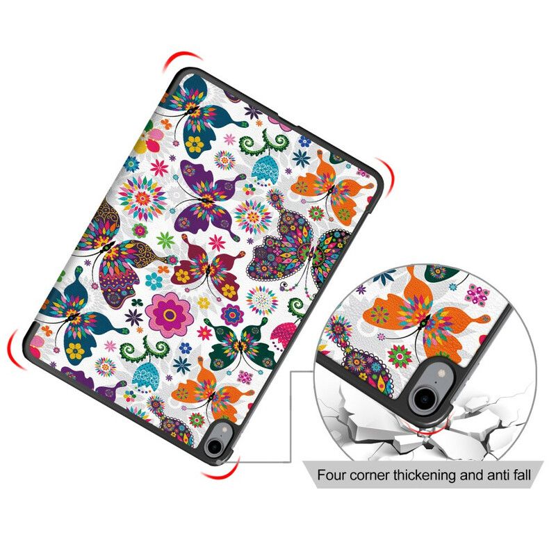 Cover iPad Air (2022) Retro Sommerfugle