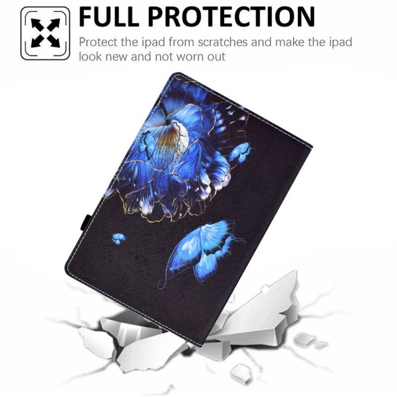 Etui iPad Air (2022) Sommerfuglevariationer