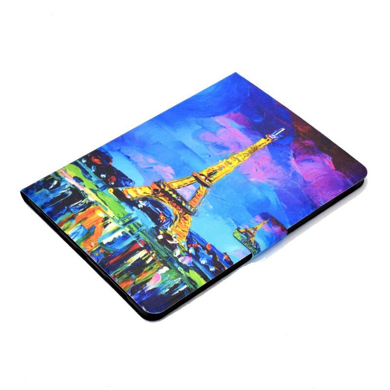 Flip Cover iPad Air (2022) Eiffeltårnet Art