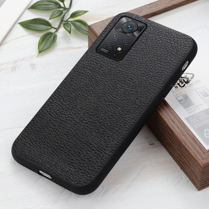 Cover Xiaomi Redmi Note 11 Pro 4G / 5G Ægte Litchi Læder