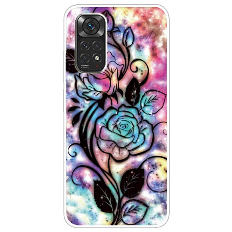 Cover Xiaomi Redmi Note 11 Pro 4G / 5G Blomsterdesign