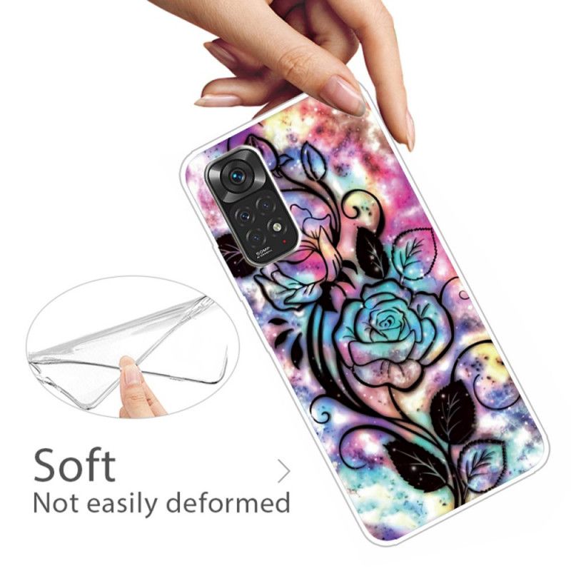 Cover Xiaomi Redmi Note 11 Pro 4G / 5G Blomsterdesign