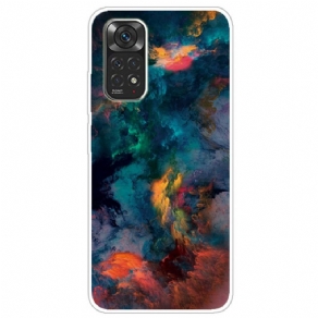 Cover Xiaomi Redmi Note 11 Pro 4G / 5G Farverige Skyer