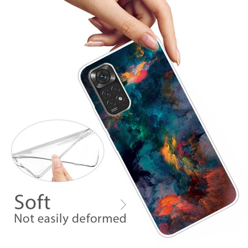 Cover Xiaomi Redmi Note 11 Pro 4G / 5G Farverige Skyer