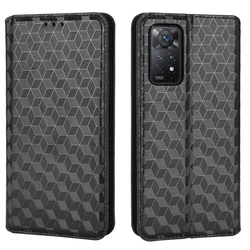 Cover Xiaomi Redmi Note 11 Pro 4G / 5G Flip Cover 3d Diamantlædereffekt