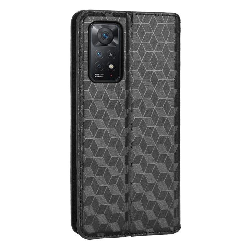 Cover Xiaomi Redmi Note 11 Pro 4G / 5G Flip Cover 3d Diamantlædereffekt