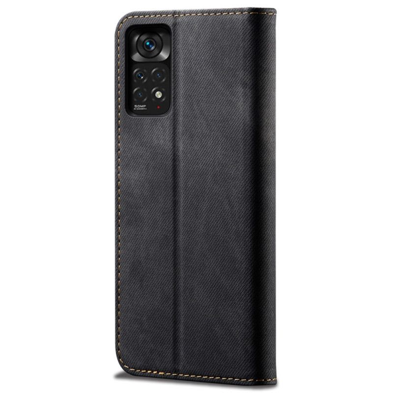 Cover Xiaomi Redmi Note 11 Pro 4G / 5G Flip Cover Denimstof