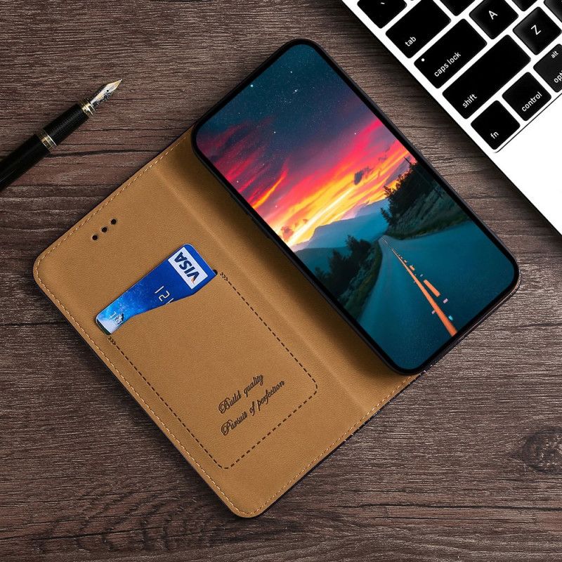 Cover Xiaomi Redmi Note 11 Pro 4G / 5G Flip Cover Tekstureret Lædereffekt