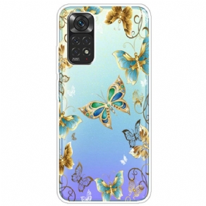 Cover Xiaomi Redmi Note 11 Pro 4G / 5G Flyvende Sommerfugle