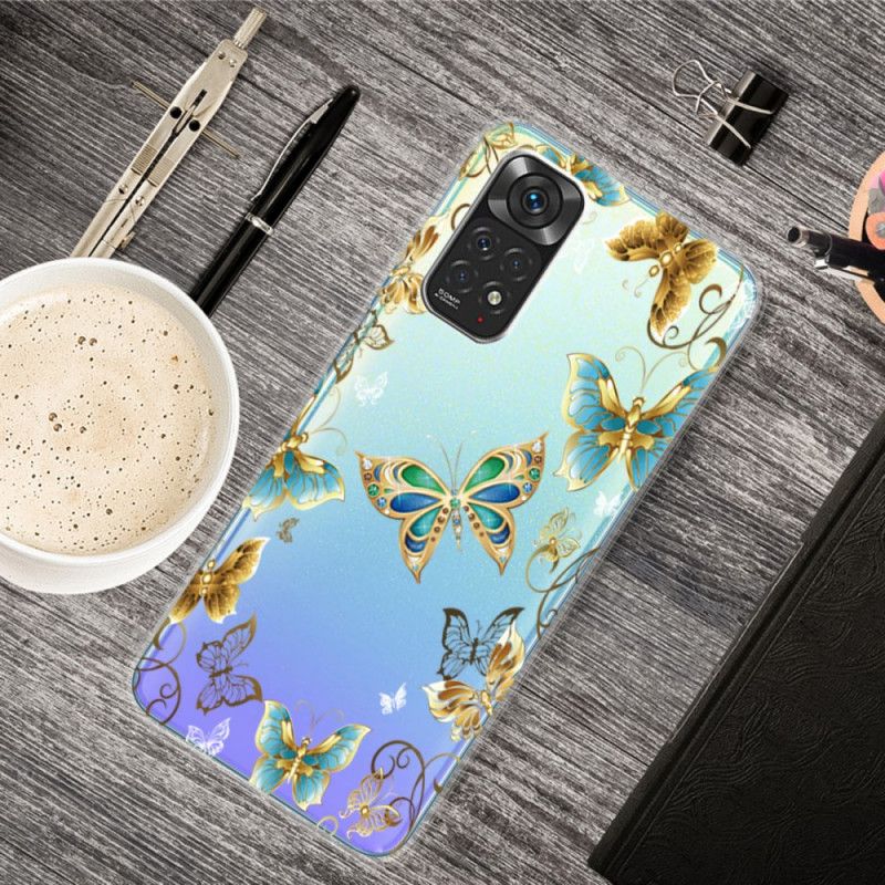 Cover Xiaomi Redmi Note 11 Pro 4G / 5G Flyvende Sommerfugle